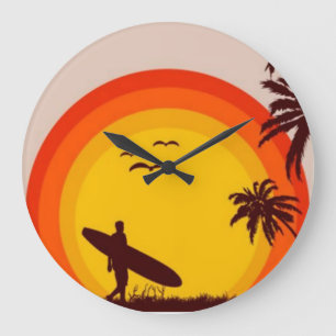 Reloj de pared de los días soleados