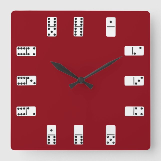 Reloj de pared de los dominós (Anverso)