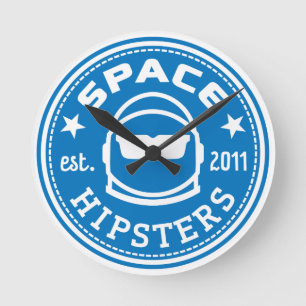 Reloj de pared de los inconformistas del espacio
