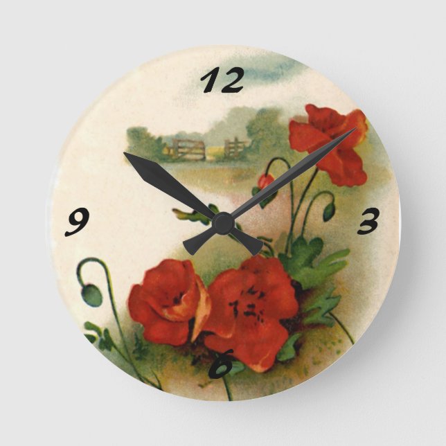 Reloj de pared de los lapiceros de época (Anverso)