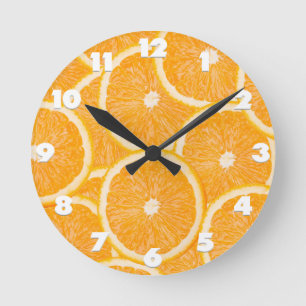 reloj de pared de los naranjas