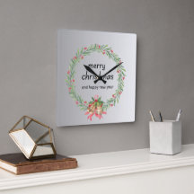reloj de pared de los navidades