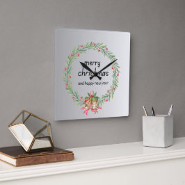 reloj de pared de los navidades