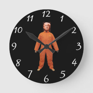 Reloj de pared de los prisioneros de Trump