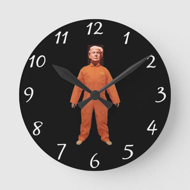 Reloj de pared de los prisioneros de Trump (Anverso)