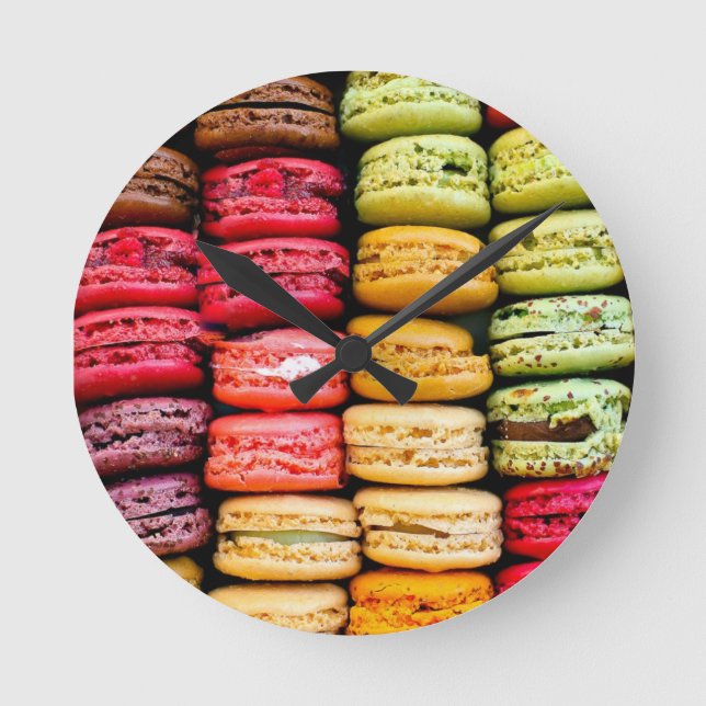 Reloj de pared de Macaron (Anverso)
