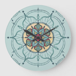 Reloj de pared de Mandala