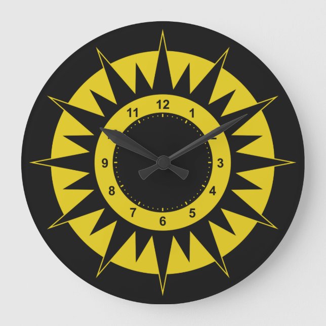 Reloj de pared de marcado de sol (Anverso)