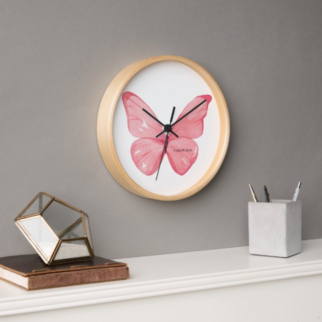 Reloj de pared de mariposa: diseño inspirado en la (Oficina)
