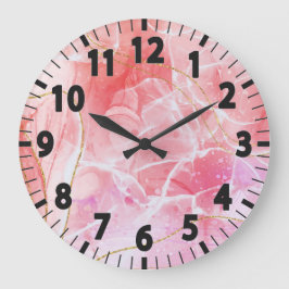 Reloj de pared de mármol clásico