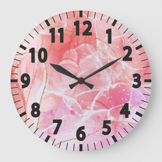 Reloj de pared de mármol clásico (Anverso)