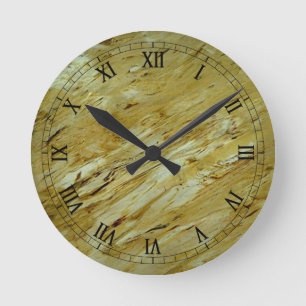 Reloj de pared de mármol del viejo mundo números r