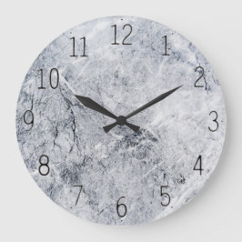reloj de pared de mármol gris