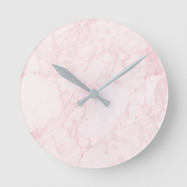 Reloj de pared de mármol rosa (Anverso)