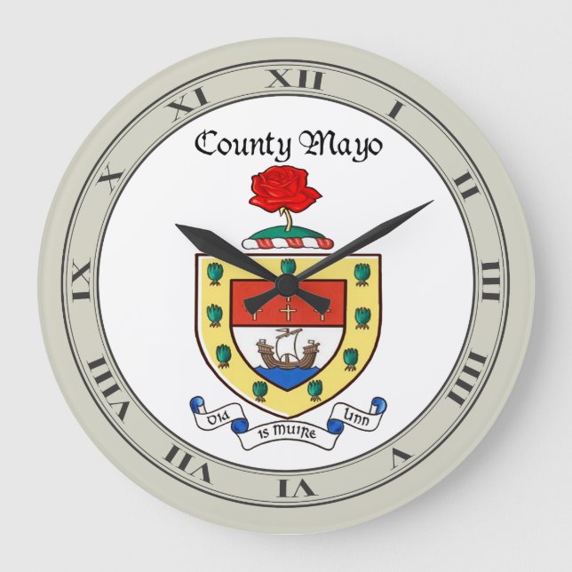 Reloj de pared de Mayo del condado (Anverso)