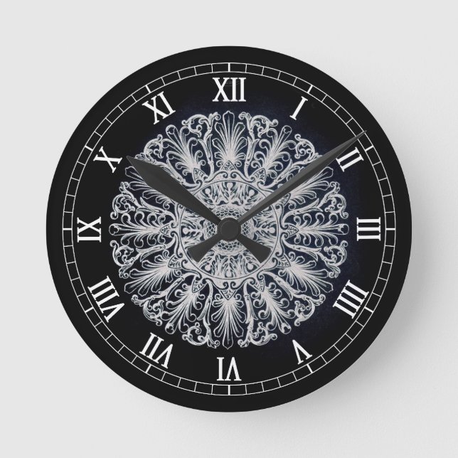 Reloj de pared de medallón victoriano (Anverso)