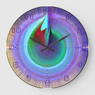 Reloj de pared de medianoche de la fuente
