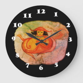 Reloj de pared de meditación