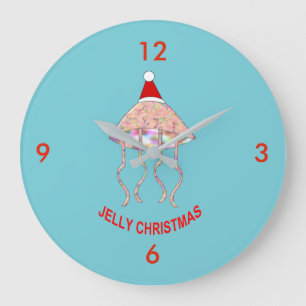 Reloj de pared de medusas Fiesta Navidades