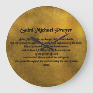 Reloj de pared de Micheal del santo