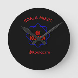 Reloj de pared de música de koala