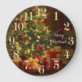 Reloj de pared de Navidad