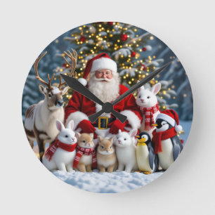 Reloj de pared de Navidad