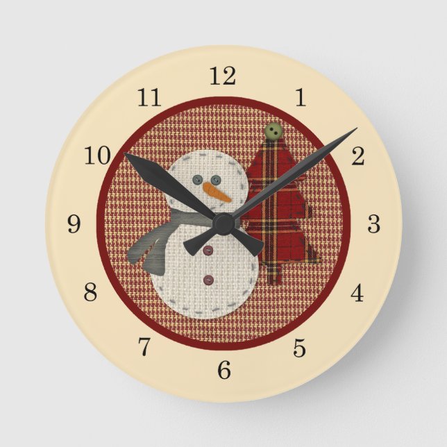 Reloj de pared de Navidades nuevos (Anverso)