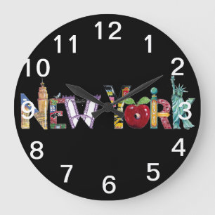 Reloj de pared de New York City