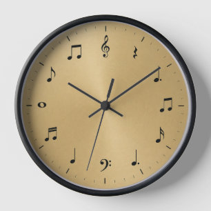 Reloj de Pared de Notas Musicales – Para Amantes d