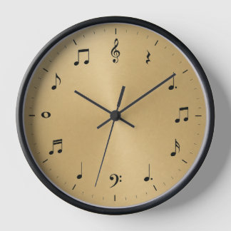 Reloj de Pared de Notas Musicales – Para Amantes d