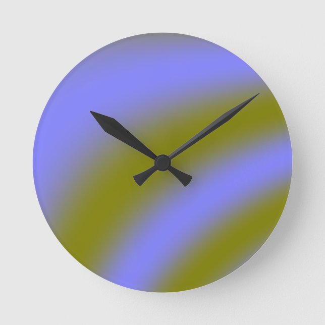 Reloj de pared de nubes fluorescentes (Anverso)