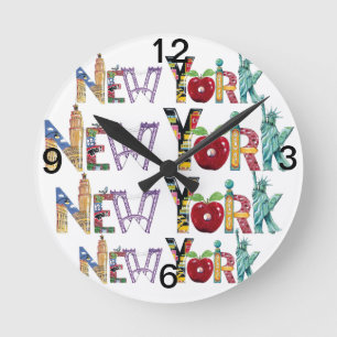 Reloj de pared de Nueva York