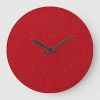 Reloj de pared de ocre rojo de tomate personalizad