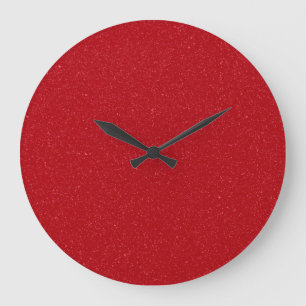 Reloj de pared de ocre rojo de tomate personalizad