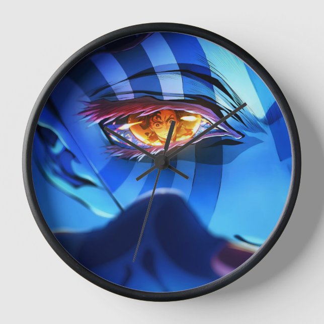 Reloj de pared de ojo de anime místico – Edición V (Anverso)