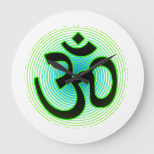 Reloj de pared de OM (aum)