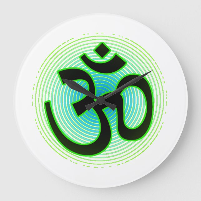 Reloj de pared de OM (aum) (Anverso)