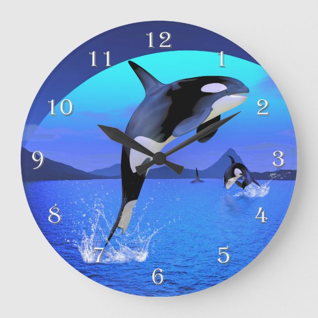 Reloj de pared de Orca (Anverso)