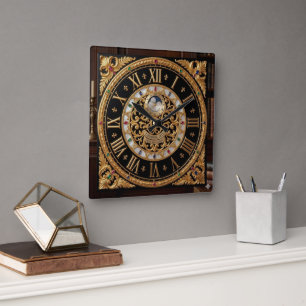 Reloj de pared de oro antiguo Londres 1832