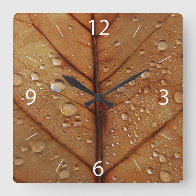 Reloj de pared de otoño (Anverso)