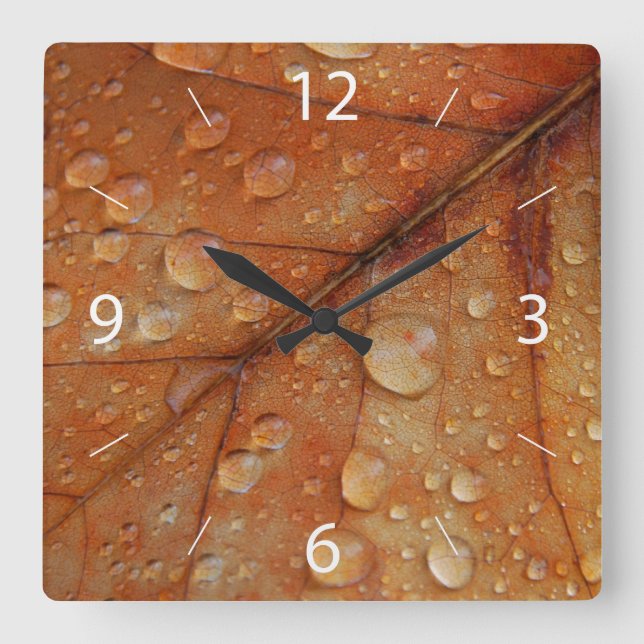 Reloj de pared de otoño (Anverso)