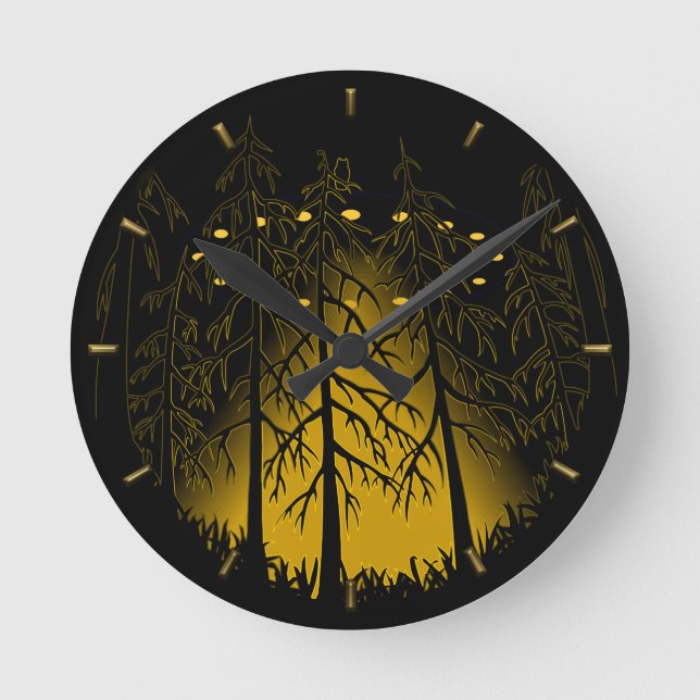 Reloj de pared de OVNI de reloj de pulsera de OVNI (Anverso)