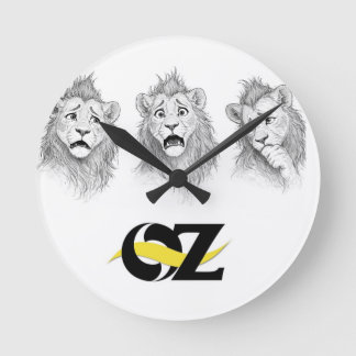 Reloj de pared de Oz con el León Cobarde