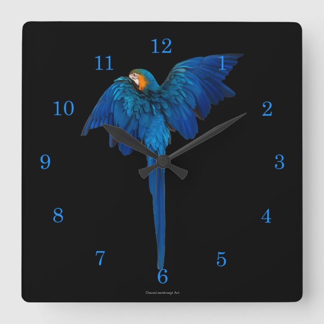 Reloj de pared de pájaro (Anverso)