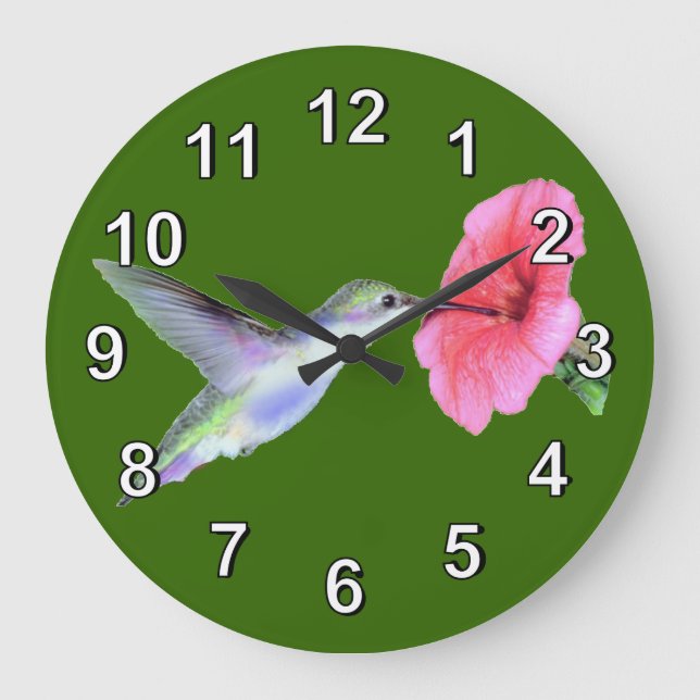 Reloj de pared de pájaros (Anverso)