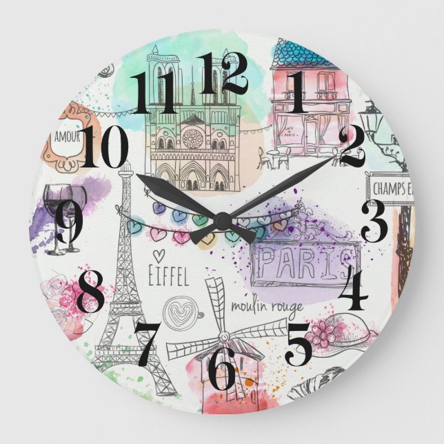 Reloj de pared de París (Anverso)