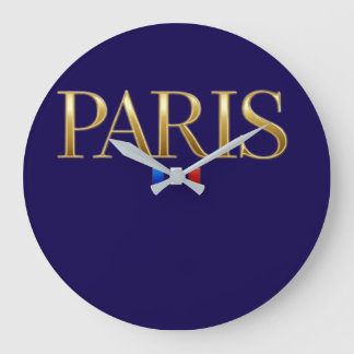 Reloj de pared de París – Eiffel Tower francés vin