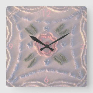 Reloj de pared de Pastel Chenille