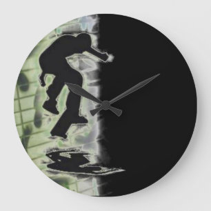 Reloj de pared de patinaje